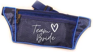 Team Bride <3 Light Up Fanny Pack (Blue)