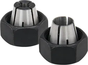 Thaekuns Router Collet Kit 42999 1/4" and 42950 1/2" Fits for PORTER CABLE Models-2 Pack