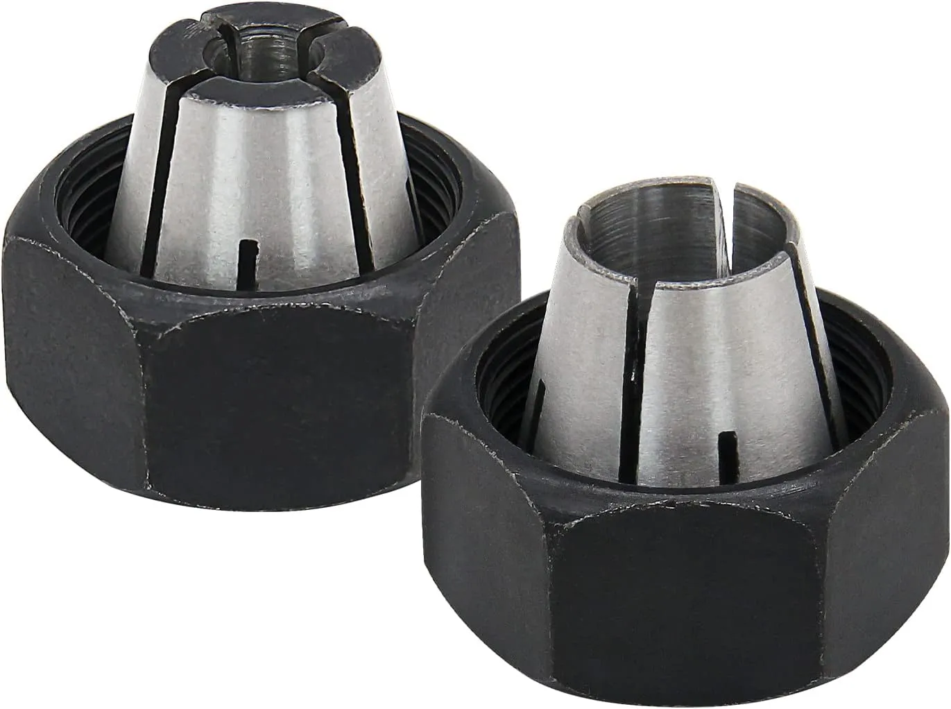 Thaekuns Router Collet Kit 42999 1/4" and 42950 1/2" Fits for PORTER CABLE Models-2 Pack