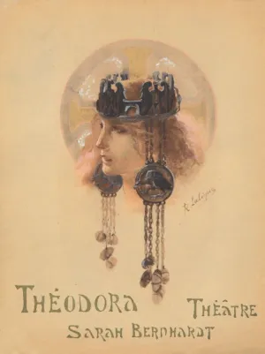 Theodora Vintage Poster (artist: Lalique) France c. 1896 (12x18 Wall Art Poster, Digital Print Decoration)