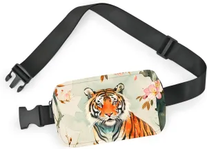 Tiger Fanny Pack Fashion Belt Bag Small Crossbody Bags for Women Casual Waist Packs with Adjustable Strap