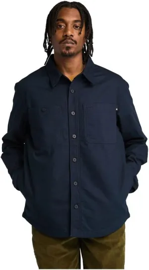 Timberland mens Printed Fleece Lined Overshirt