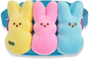 Tipsy Elves Officially Licensed PEEPS Bunnies Easter Fanny Packs - Yellow, Pink, and Blue Bunny PEEPS Waist Packs - Colorful and Fun Bag for Egg Hunts, Photos & Parties