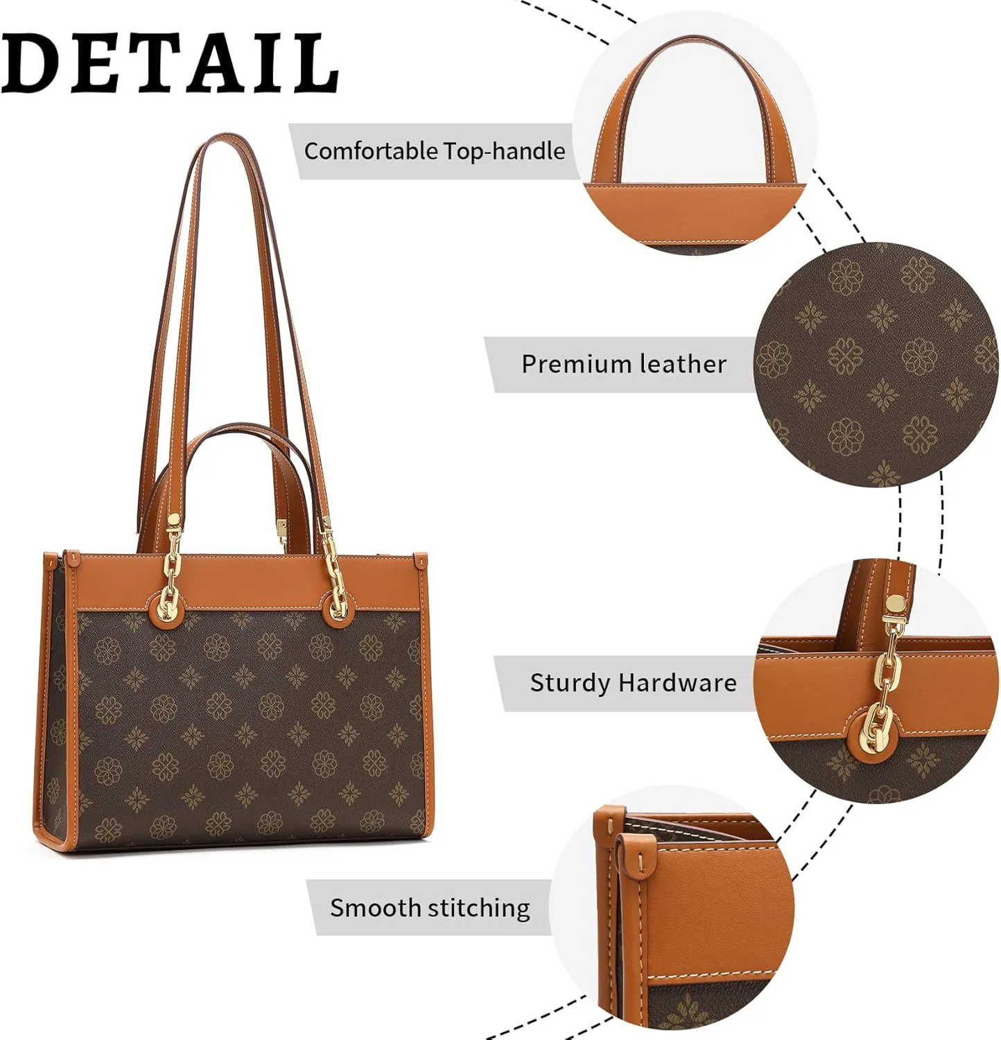 Top Handle Bag Designer Leather Crossbody Bag Handbag Purses,Tote Bag for Women Top-Handle Handbag with Adjustable StrapStrap