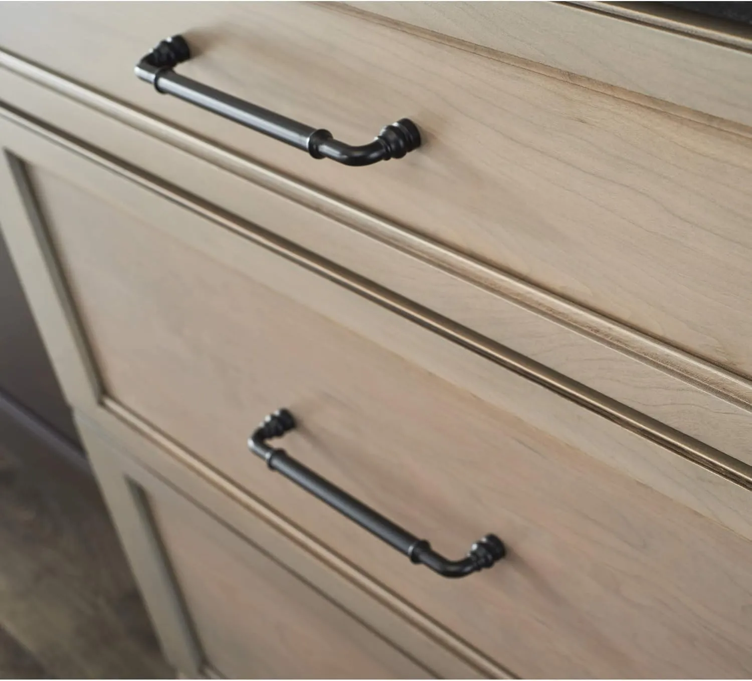 Top Knobs TK888BSN TK888 Devon 12 Inch Center to Center Handle Cabinet Pull