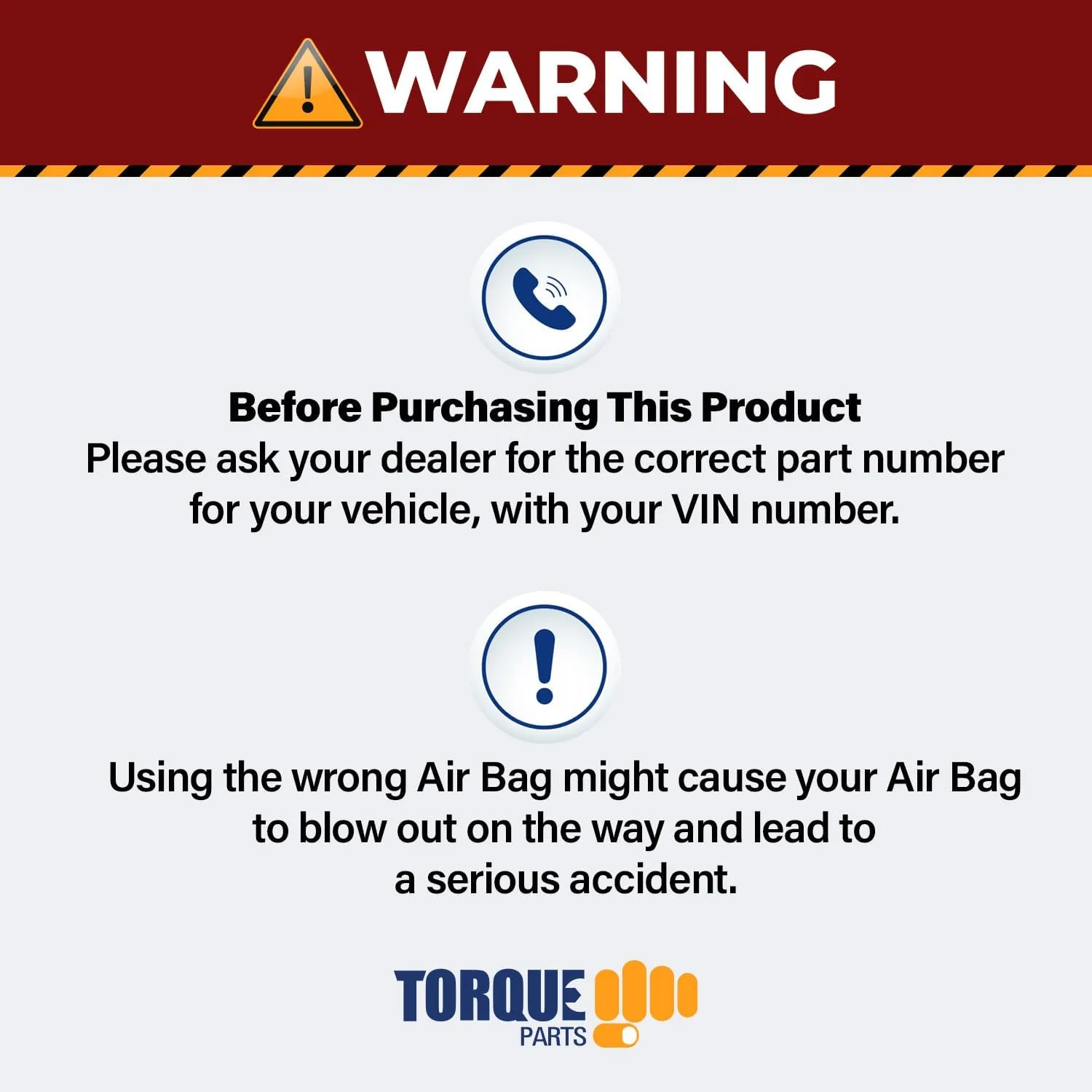 TORQUE Air Spring Bag for Volvo Trucks (Replaces Firestone 8468, W01-M58-8468, Volvo 21132005) (TR8468)