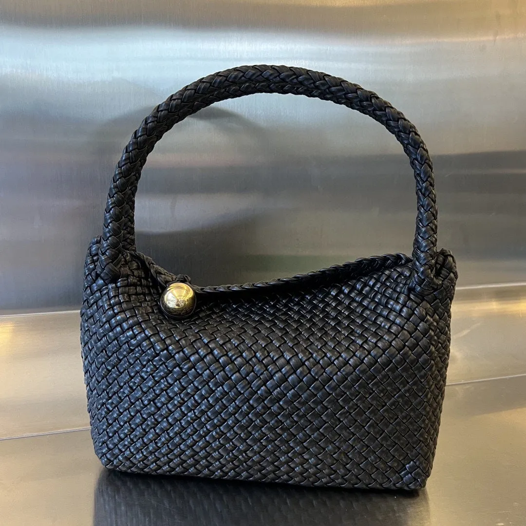 TOSCA CALFSKIN 27 BAG Refined BLACK Veneta IN Bottega Easy tracking