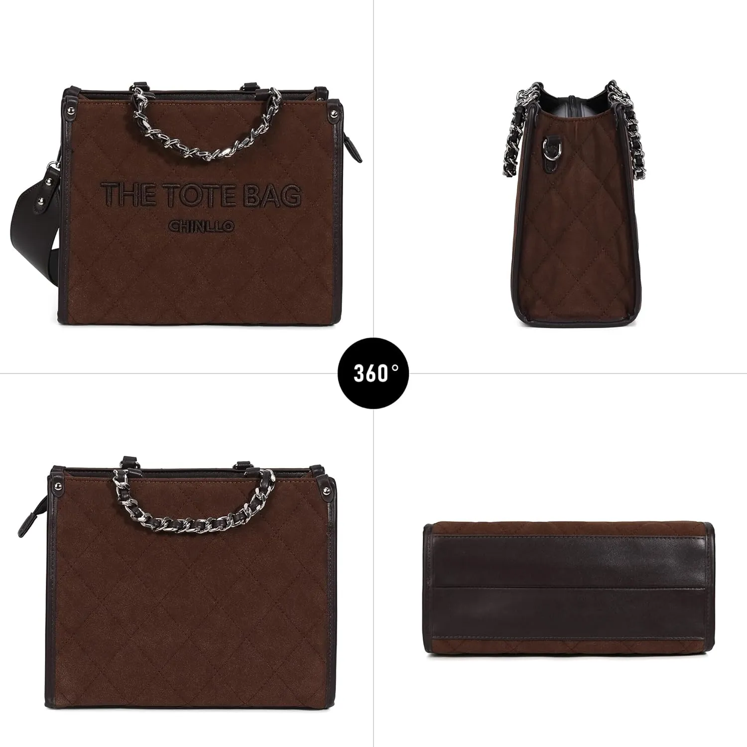 Tote Bag for Women, Top Handle Stachel Purse and Handbags with Shoulder Strap