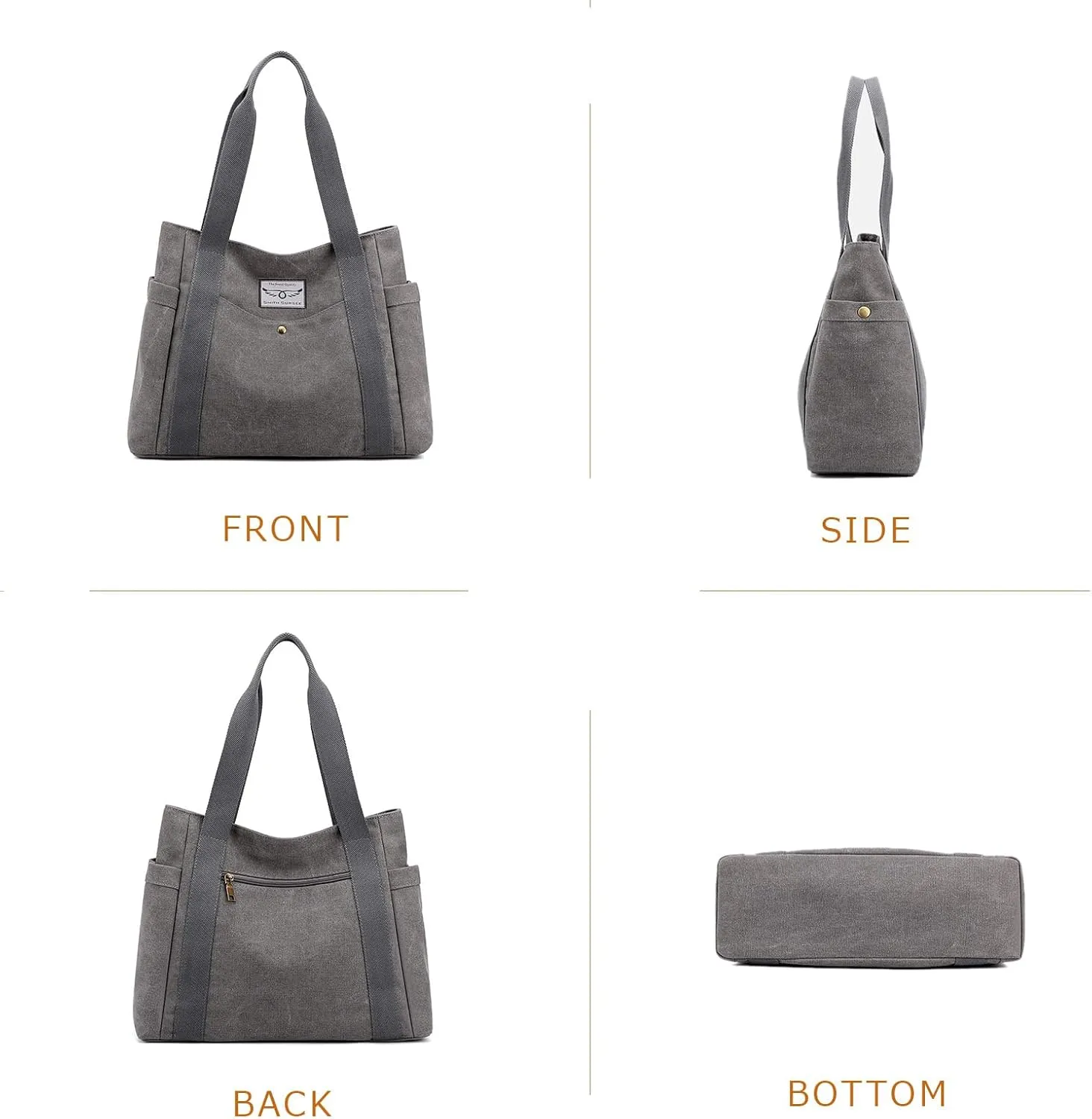 Tote Bags for Women Canvas Tote Purses Shoulder Bag Medium Handbag Top Handle Work Bags