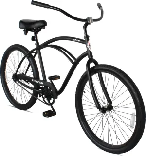 Tracer ACE 26in Single Speed Beach Cruiser Bike with Coaster Brake for Mens and Womens -Multiple Colors