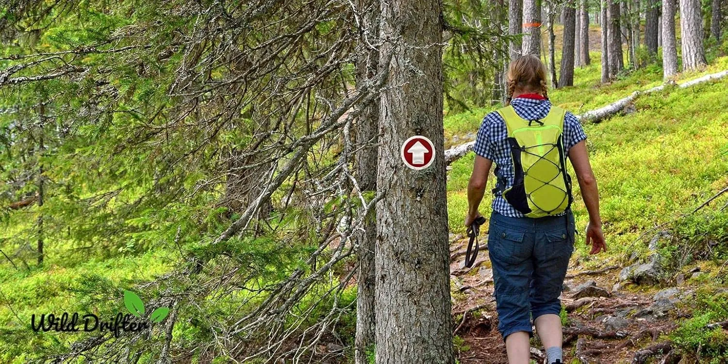 Trail Markers - Bright Reflective Trail Marker Pack of 24, Easy to Mount, Mark Your Trees for Hunting, Hiking, Camping, and More.