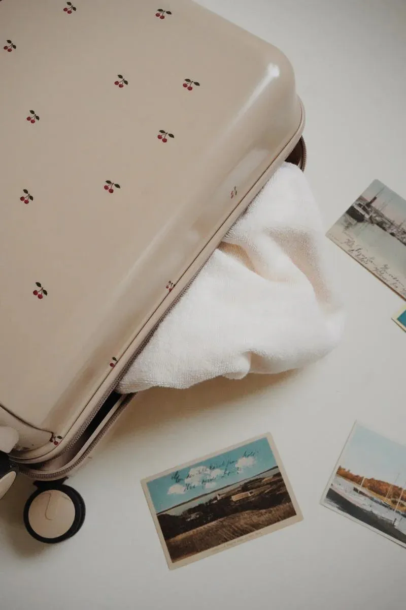 TRAVEL SUITCASE - CHERRY