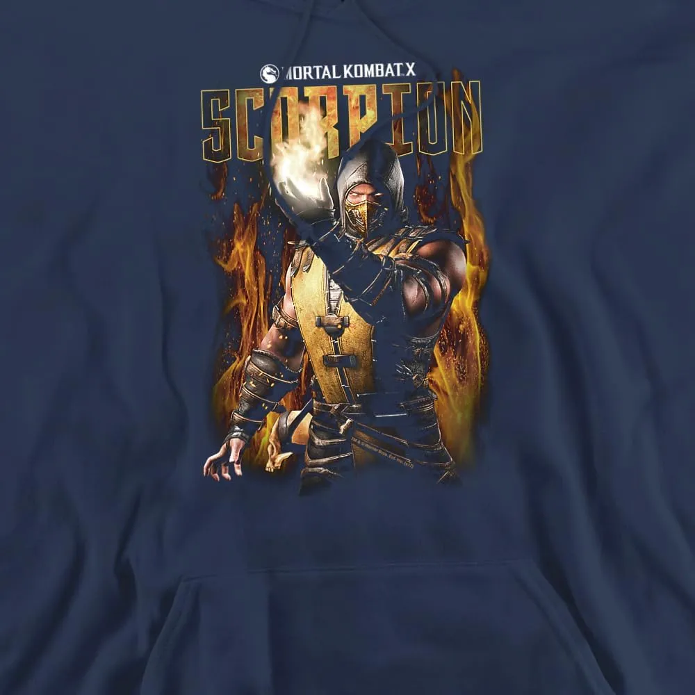 Trevco Mortal Kombat Scorpion Unisex Adult Pull-Over Hoodie