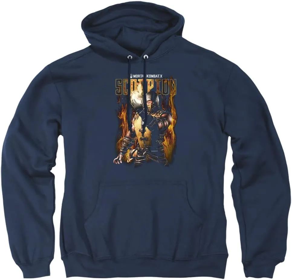 Trevco Mortal Kombat Scorpion Unisex Adult Pull-Over Hoodie
