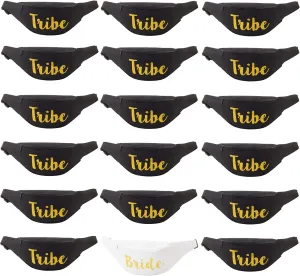 Tribe Bachelorette Fanny Packs- Cursive Text (18 Pack)
