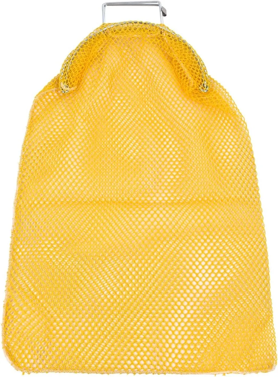 Trident Galvanized Wire Handle Mesh Gear and Game Bags (Yellow 18" x 30")