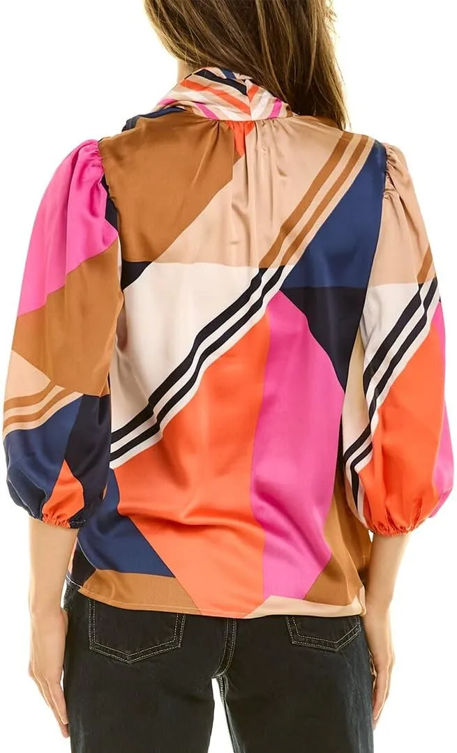Trina Turk Women's Printed Georgette Blouse