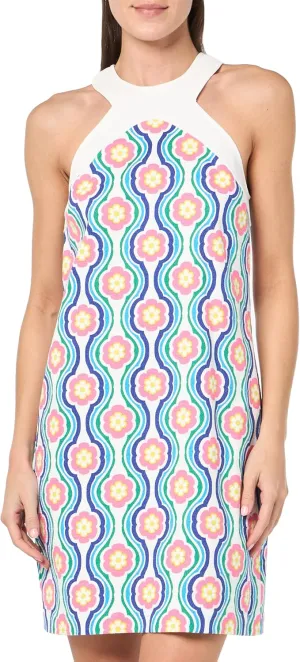 Trina Turk Women's Printed Halter Sheath Dress