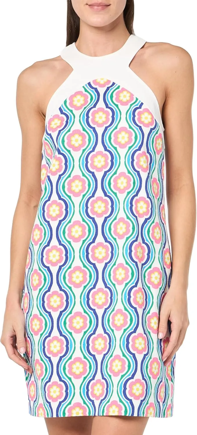 Trina Turk Women's Printed Halter Sheath Dress