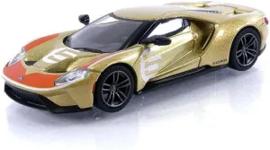 TrueScale Miniatures Mini GT 1/64 Ford GT Holman Moody Heritage Edition (Left Handle) Finished Product