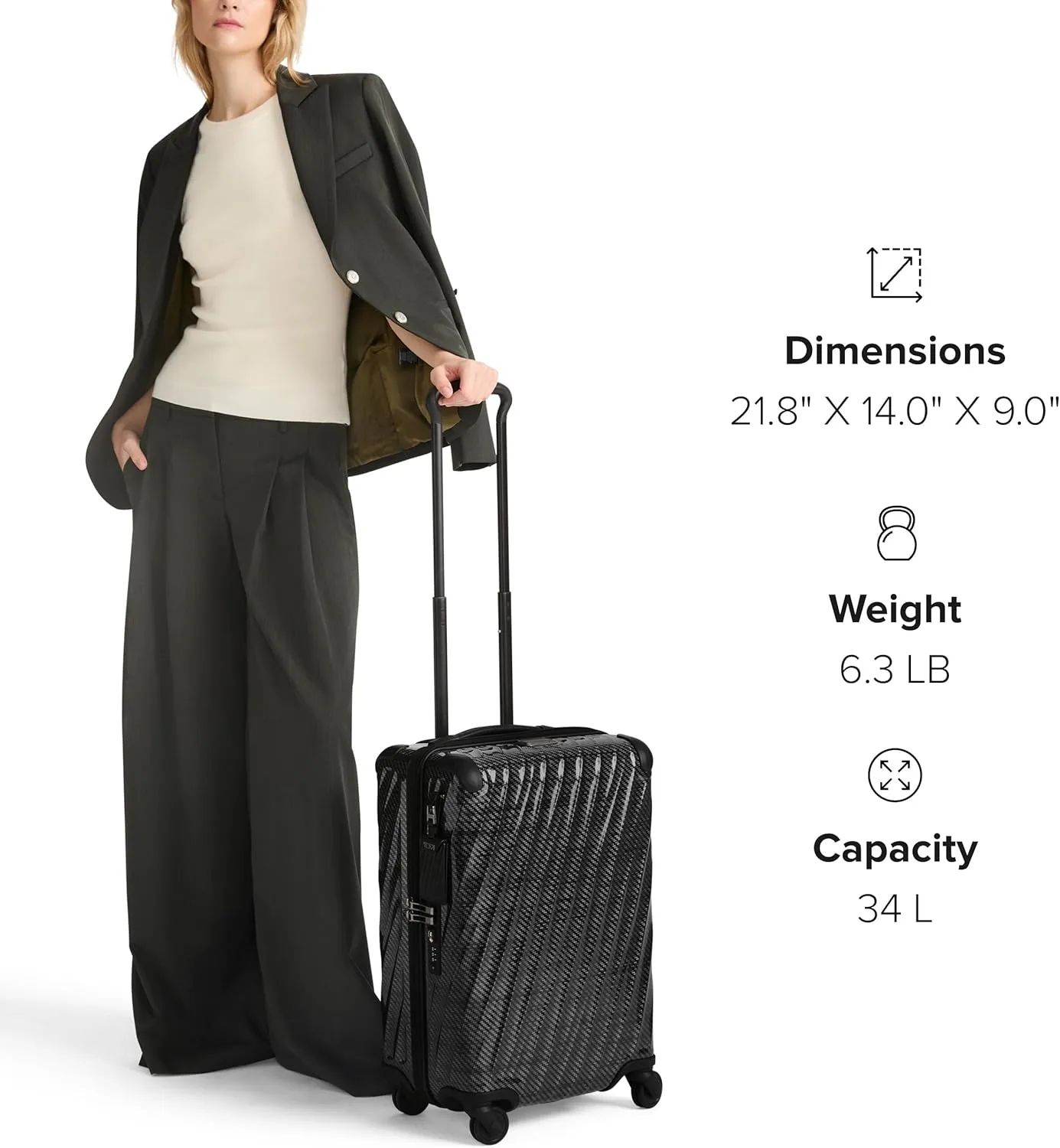 Tumi 19 Degree Lite International Carry-On, Blush, One Size