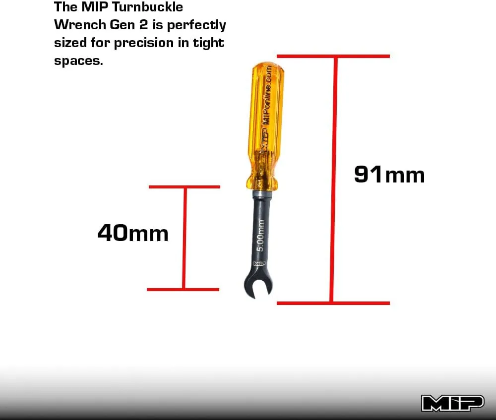 Turnbuckle Wrench Gen 2 5.0mm – Precision Tool for RC Car, Truck, Crawler, Boat, Drone Repair, Upgrade Parts for RC Model Maintenance