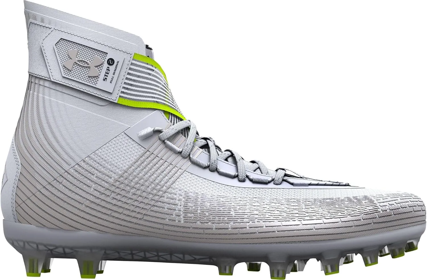 Under Armour Highlight MC 3023716-106 White Men's Football Cleats 12 US