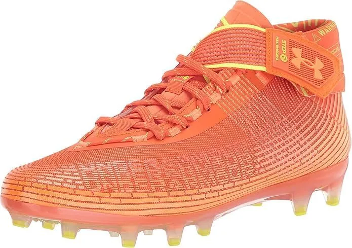 Under Armour Highlight MC 3023716-801 Orange Men's Football Cleats 11 US