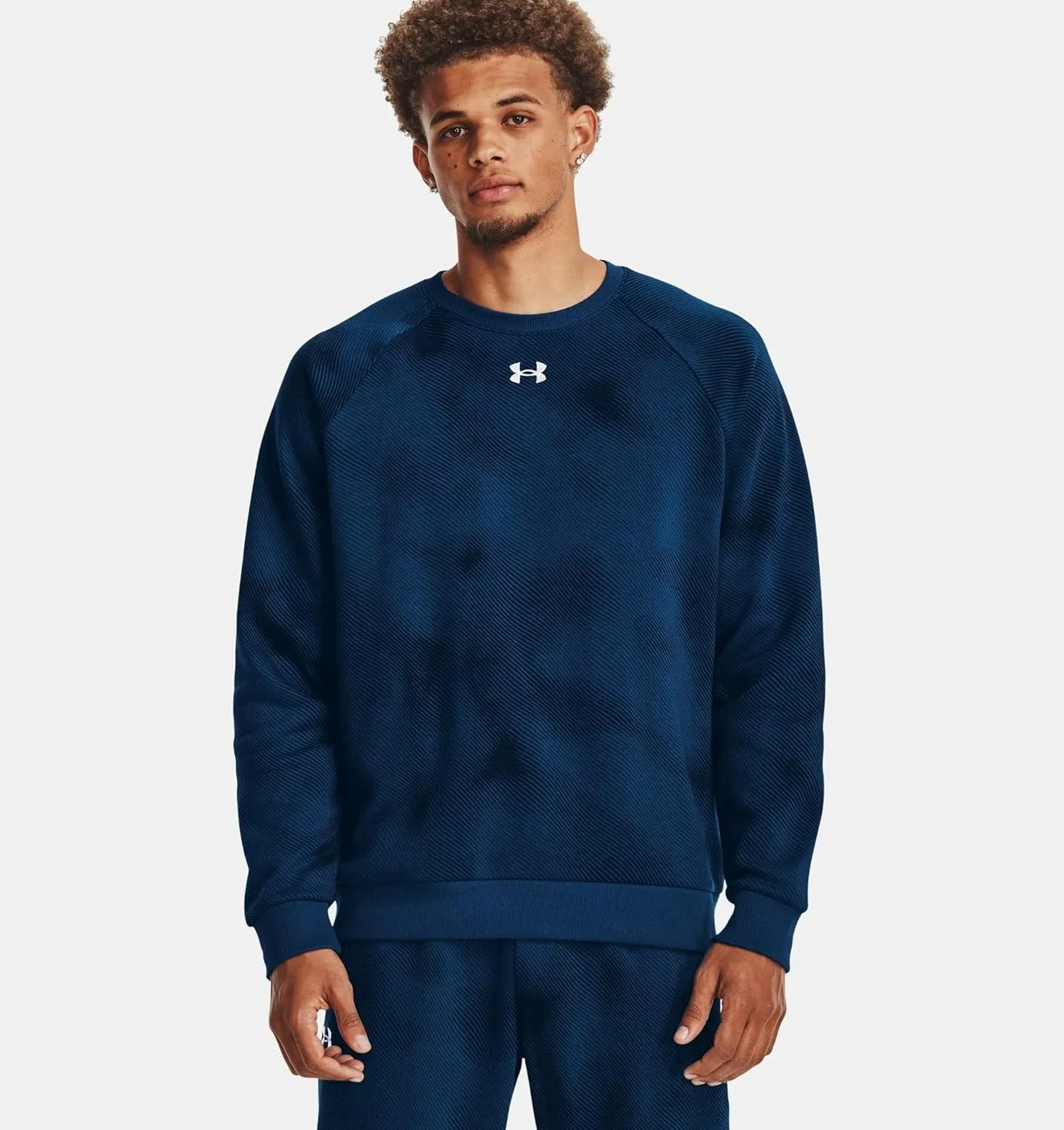 Under Armour Men's Rival Fleece Printed Crew