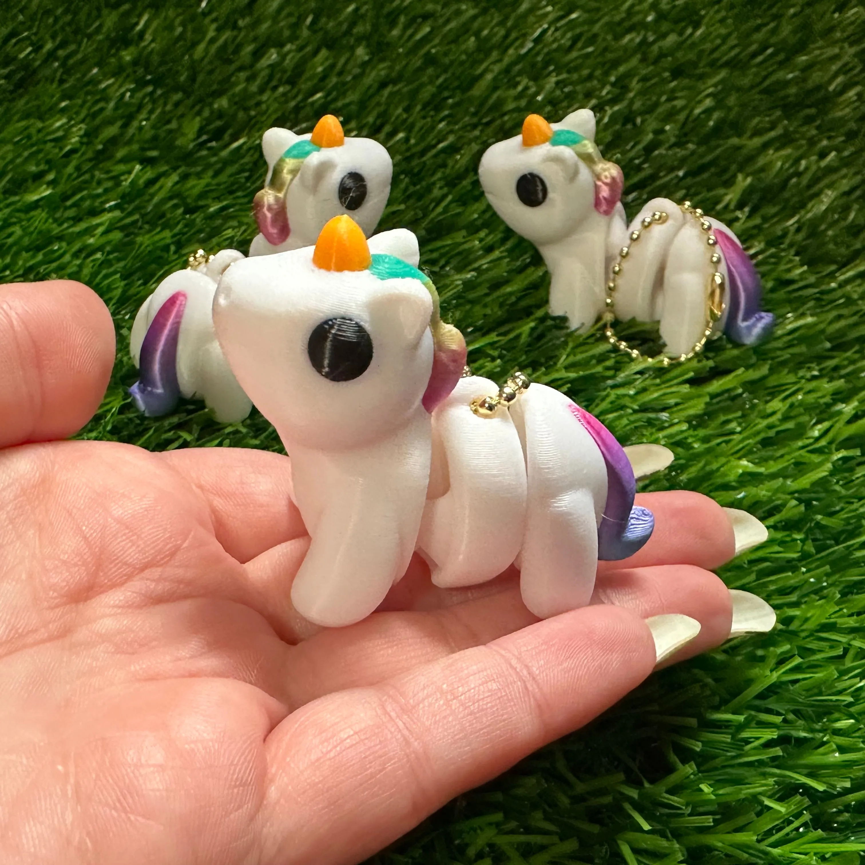 Unicorn keychain