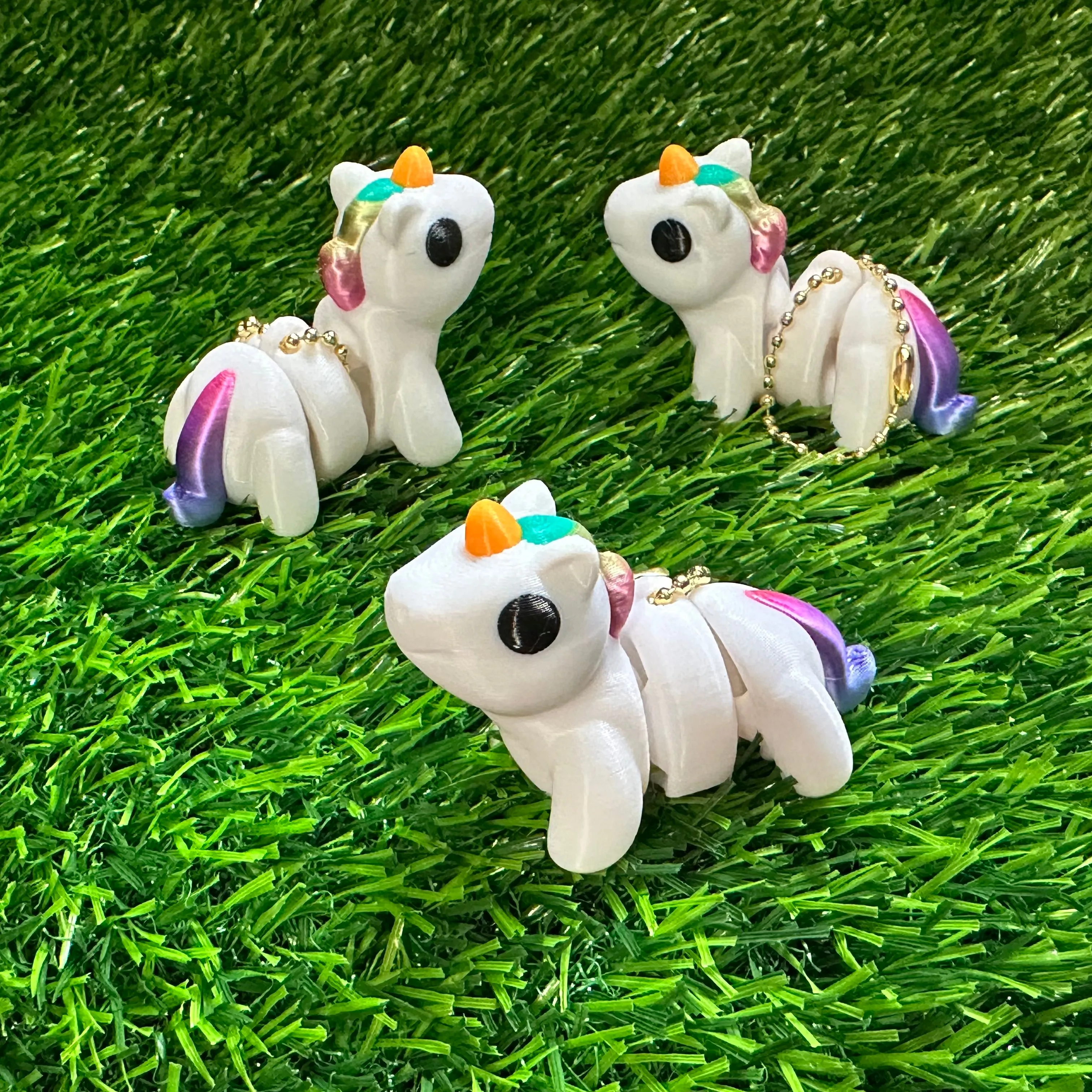 Unicorn keychain