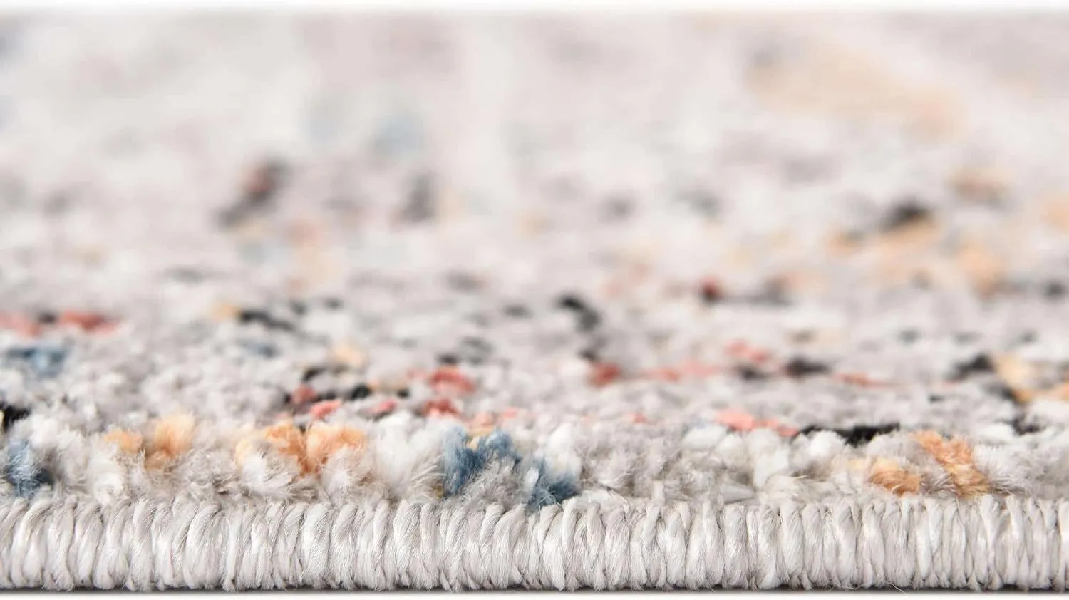 Unique Loom Aramis Collection Area Rug - Tal (6' 1" x 9' Rectangle, Multi/ Black)