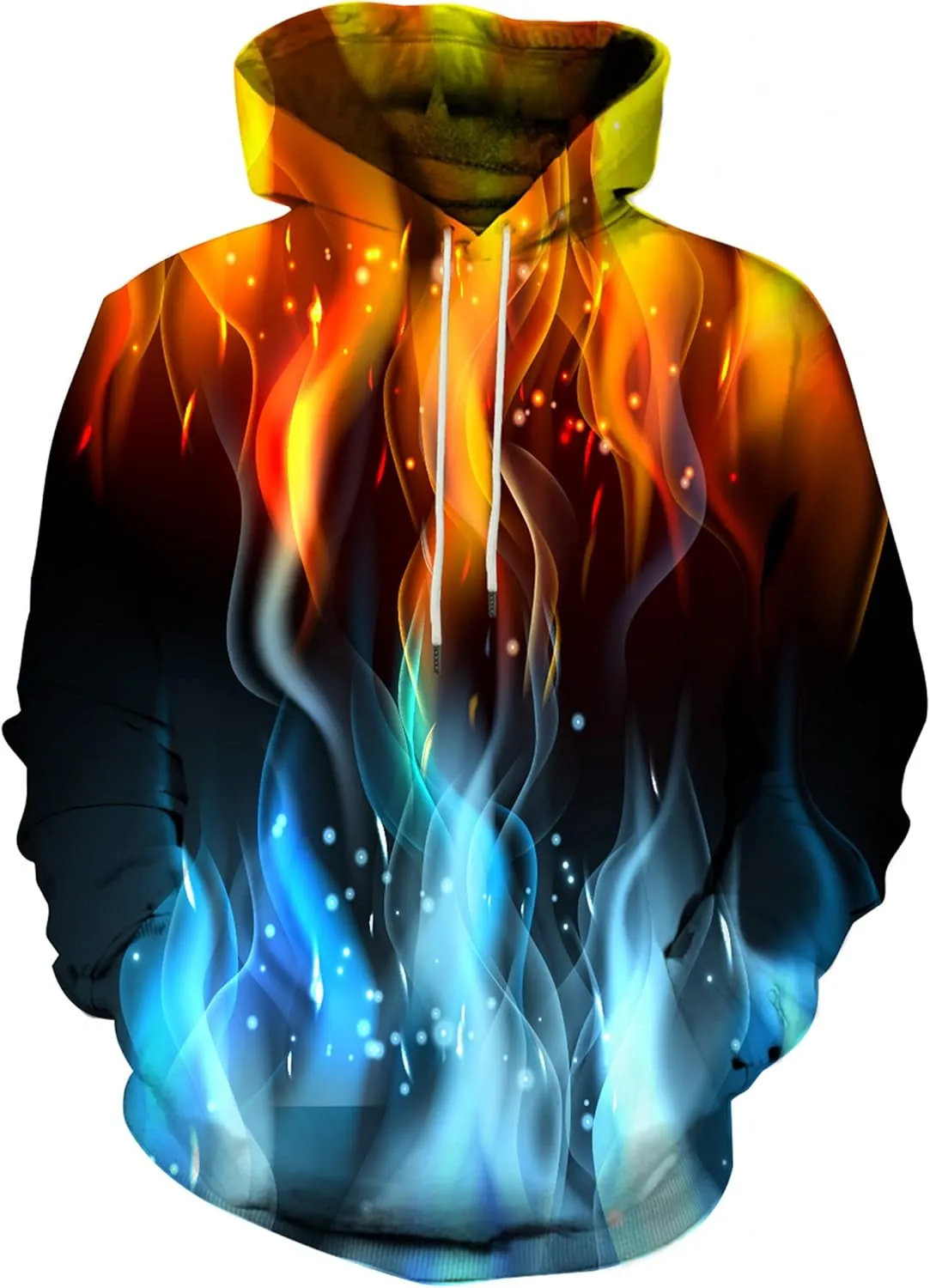 Unisex 3D Printed Hoodies Graphic Pullover Hooded Sweatshirt for Men Women