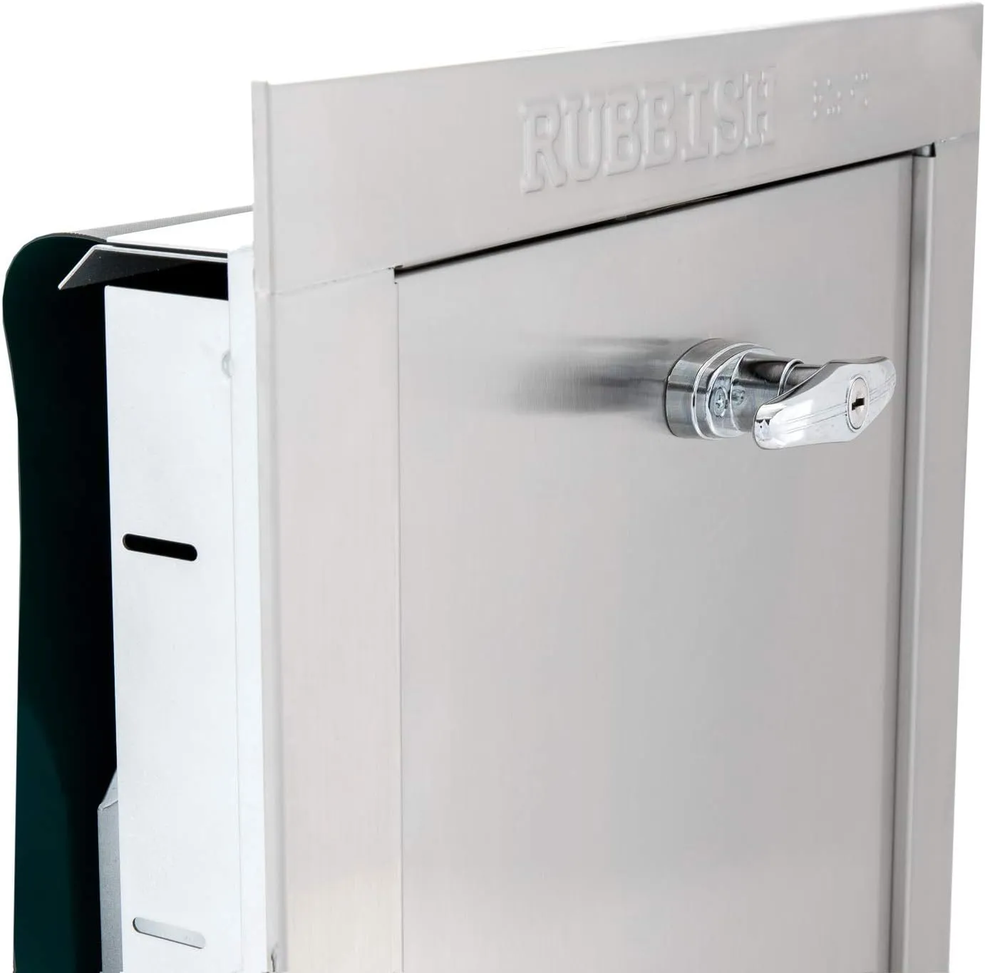 Universal Stainless Steel Trash Chute Door -Bottom Hinged, 15"(W) X 18"(H), Self Closing Fire Rated & UL Approved by Oswald Supply