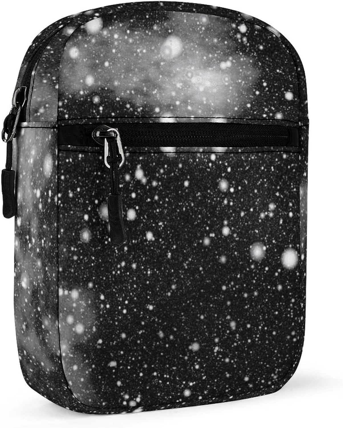 Universe, Nebula Night Starry Sky Rainbow Glittering Galaxy Adjustable Fanny Waist Pack Pouch, Waterproof Crossbody Runners Bag Wallet for Gym Hiking Fitness Women Men 6.1 x 2.2 x 7.9 inch