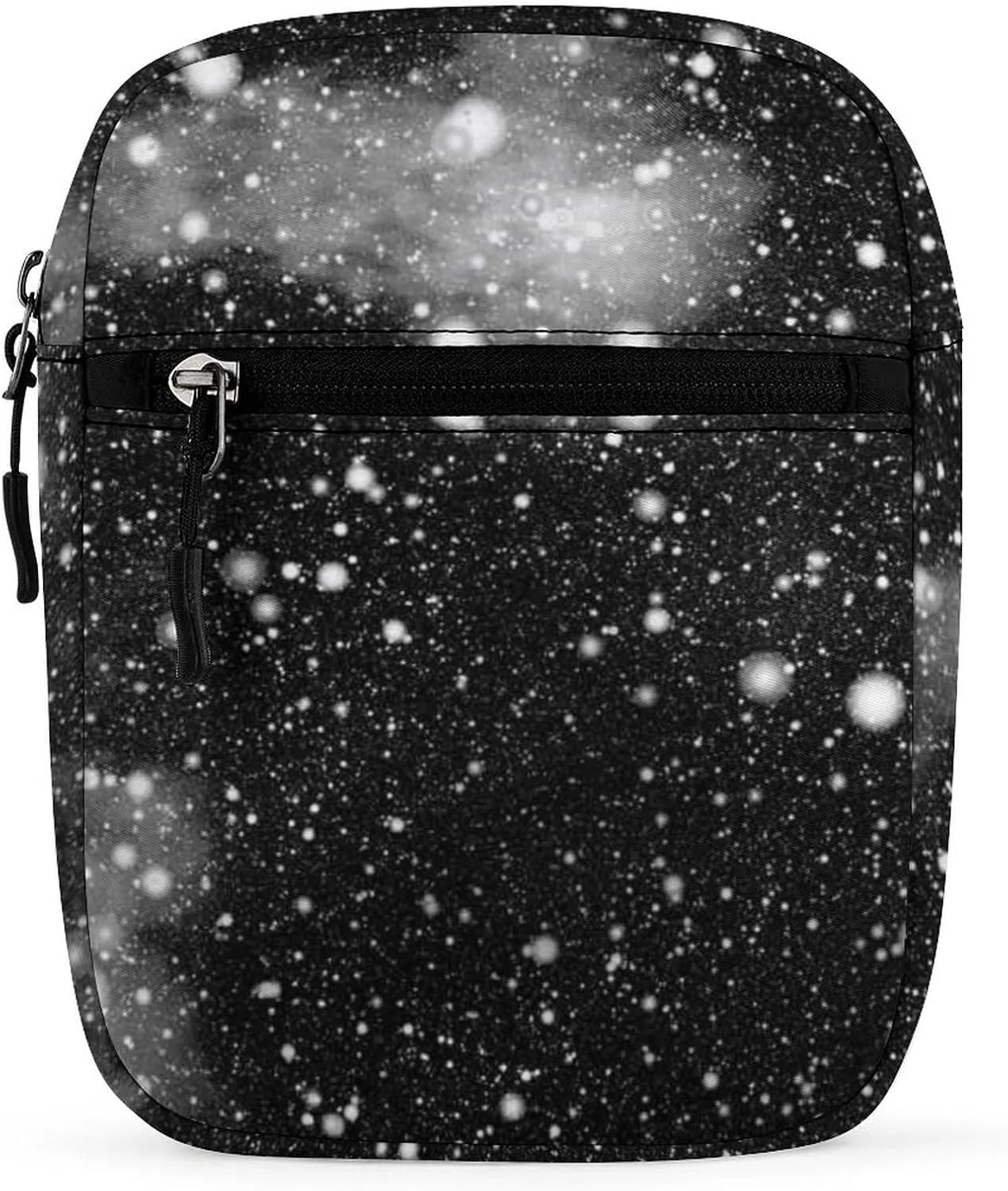 Universe, Nebula Night Starry Sky Rainbow Glittering Galaxy Adjustable Fanny Waist Pack Pouch, Waterproof Crossbody Runners Bag Wallet for Gym Hiking Fitness Women Men 6.1 x 2.2 x 7.9 inch