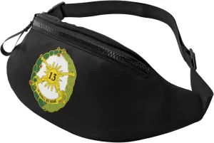 Us Army 13th Cavalry Regiment Unisex Leisure Waist Bag Outdoor Sports Running Waist Bag Business Travel Mobile Phone Bag