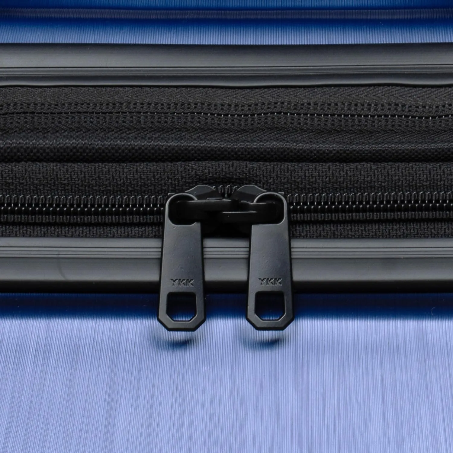 U.S. Traveler Boren Polycarbonate Hardside Rugged Travel Suitcase Luggage with 8 Spinner Wheels, Aluminum Handle, Navy, Checked-Medium 26-Inch