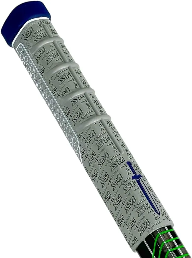 V-Grip Hockey Stick Replacement Grip - Grey Base, Enhance Premium Rubber Hockey Grip, Multiple Colors, Ice Hockey, and Street Hockey.
