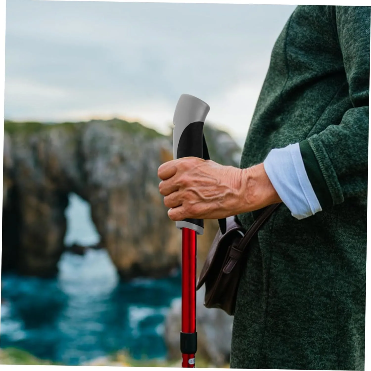 VANZACK Trekking Pole Handle Walking for Cane Handle for Ski Grip for Replacement Pole Grip Cane Handle