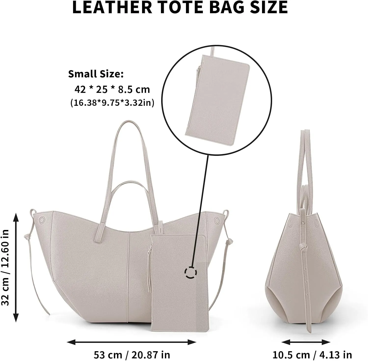 Vegan Leather Tote Handbag Large Capacity Top-handle Purse Shoulder Bags for Woman Trendy Tote Top Handle Satchel