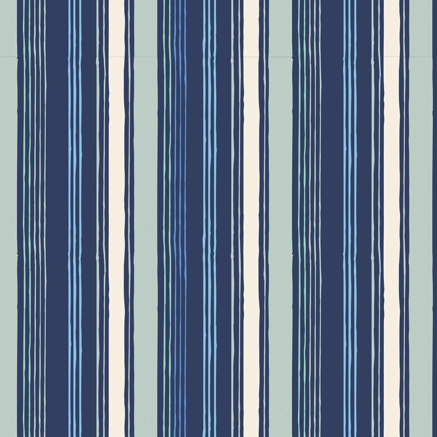 Vera Bradley Women's Recycled Cotton Indoor/Outdoor Throw Blanket, Seaside Stripe Navy - Recycled Cotton, One Size