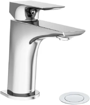 Verity Single-Hole Single-Handle Bathroom Faucet with Push Pop Drain (1.0 GPM)