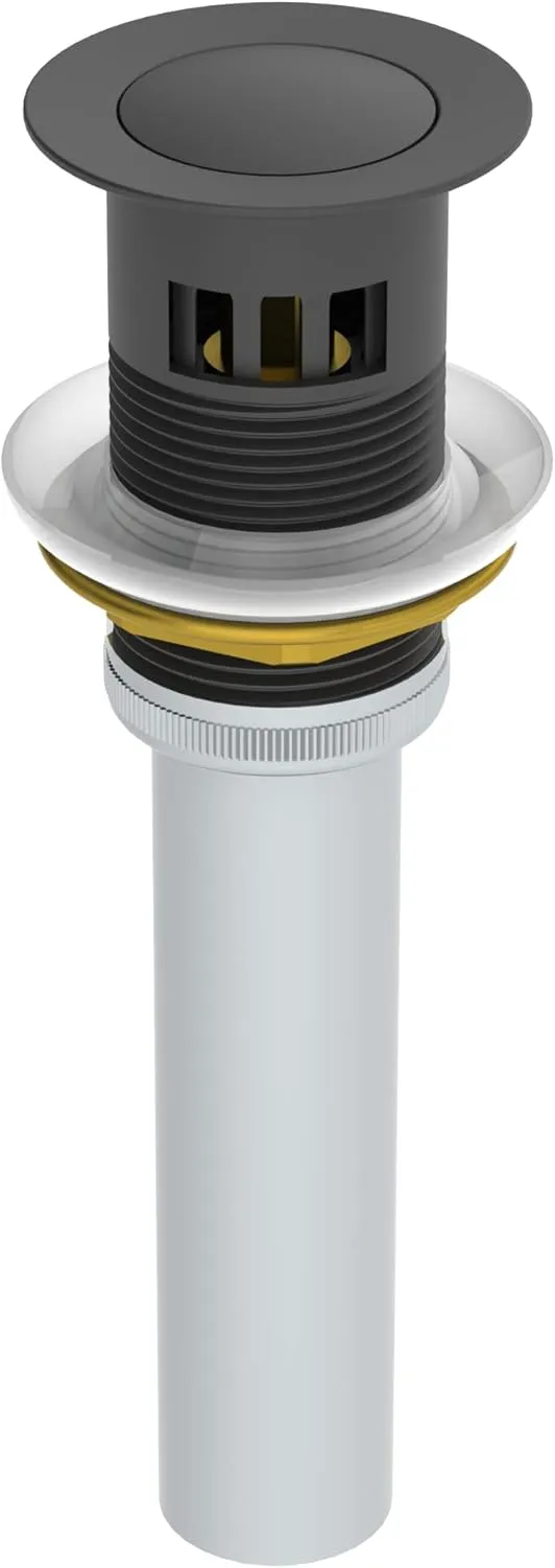 Verity Single-Hole Single-Handle Bathroom Faucet with Push Pop Drain (1.0 GPM)
