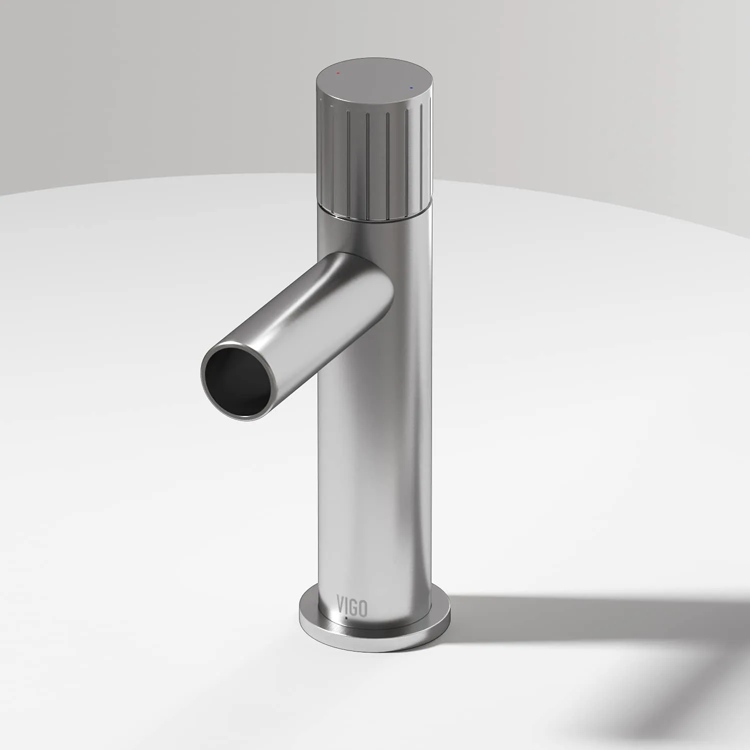 VIGO Ashford 8'' H Single Handle Single-Hole Bathroom Faucet in Brushed Nickel-VG01052BN