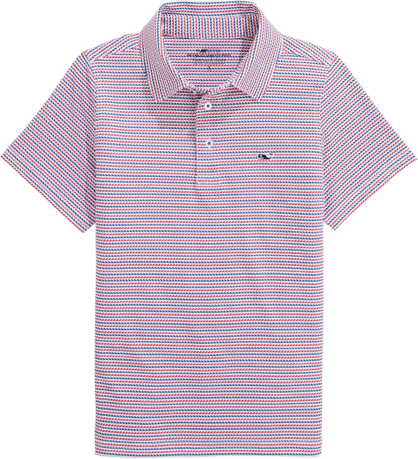 vineyard vines Boys' Printed Sankaty Polo