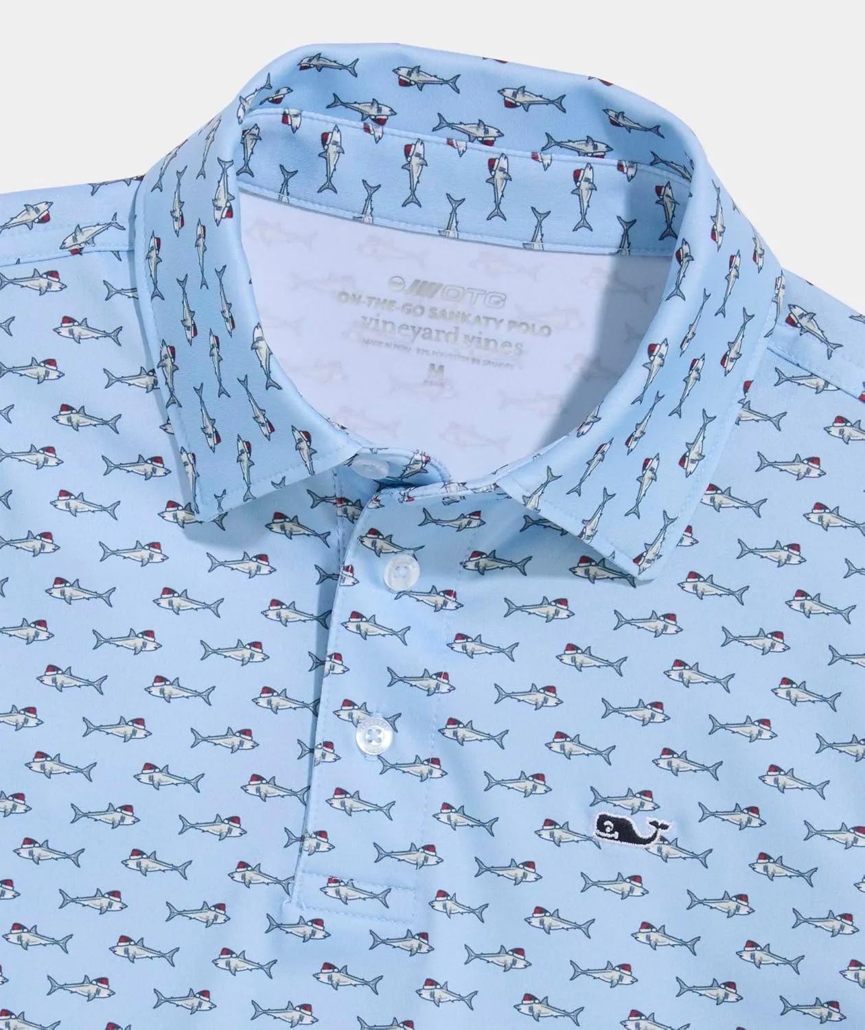 vineyard vines Boys' Printed Sankaty Polo