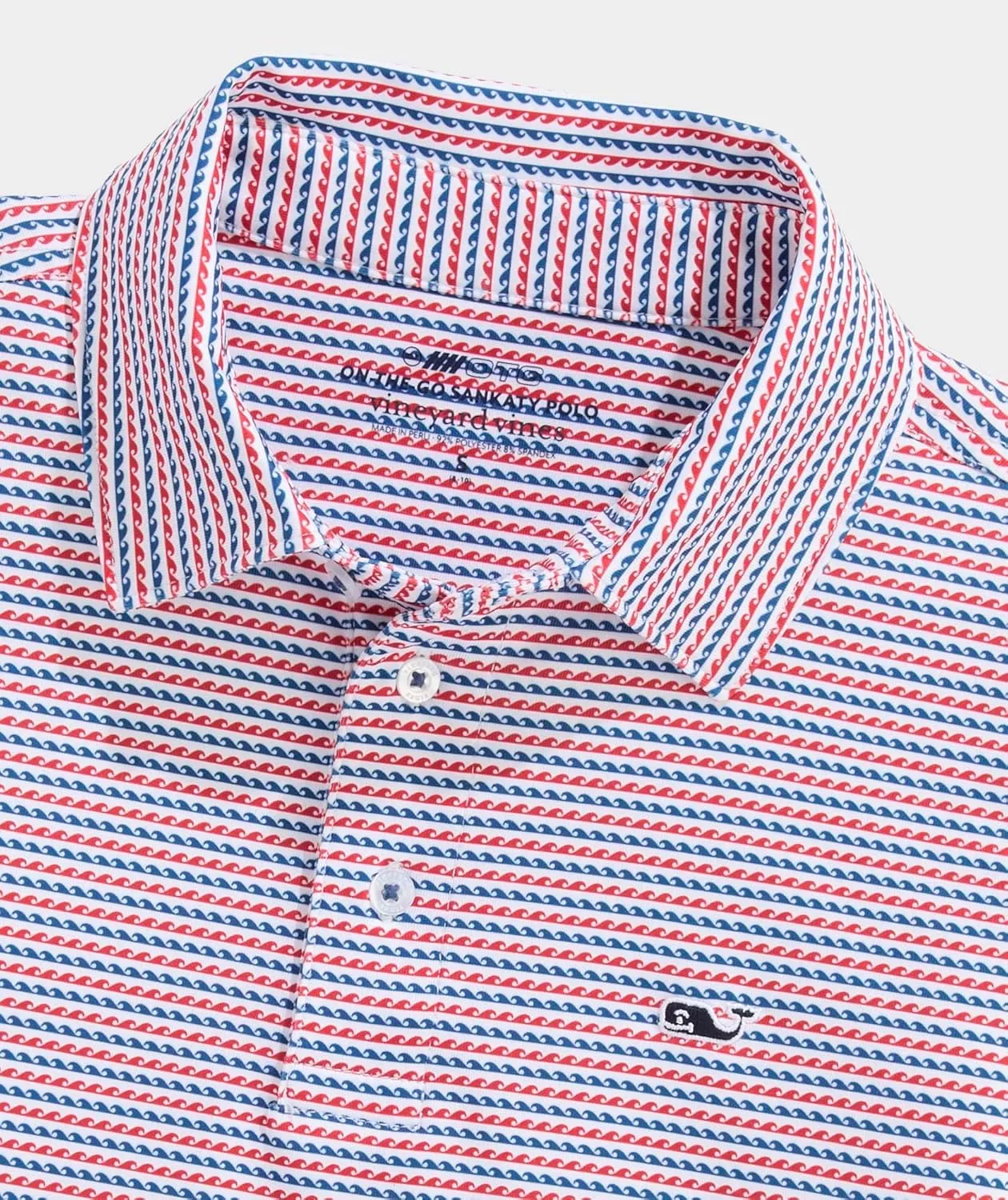 vineyard vines Boys' Printed Sankaty Polo