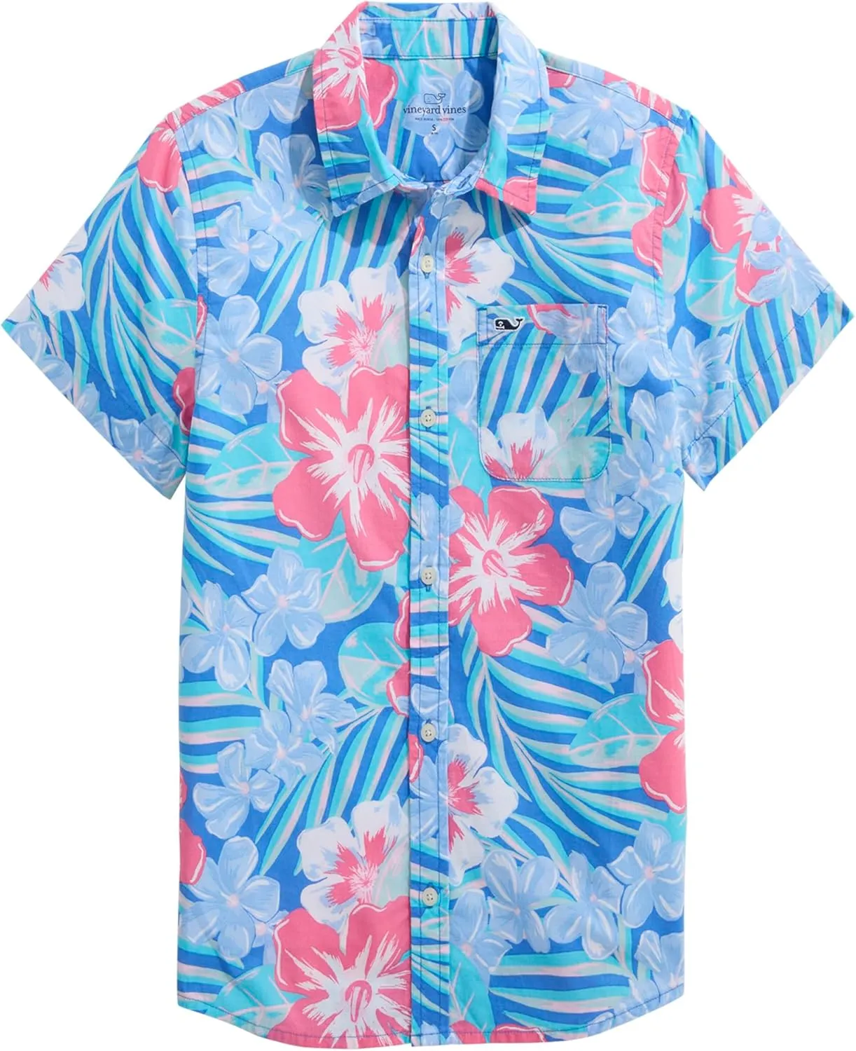 vineyard vines Boys Printed Short Sleeve Shirt