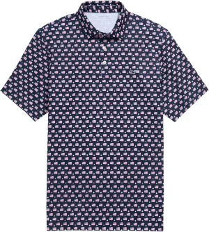 vineyard vines Men's Printed Sankaty Polo